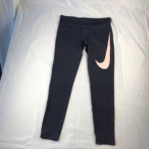 Nike Dri Fit Workout Pants Gray Back Pocket
